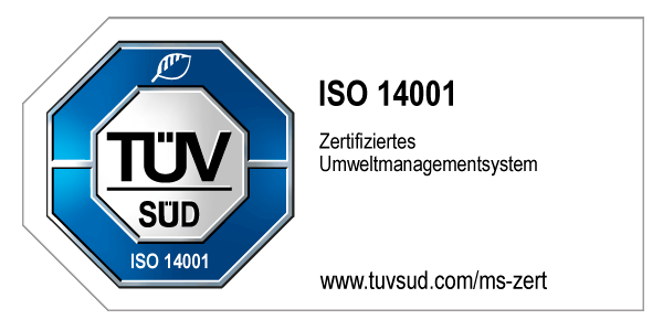 Zertifikat ISO 14001